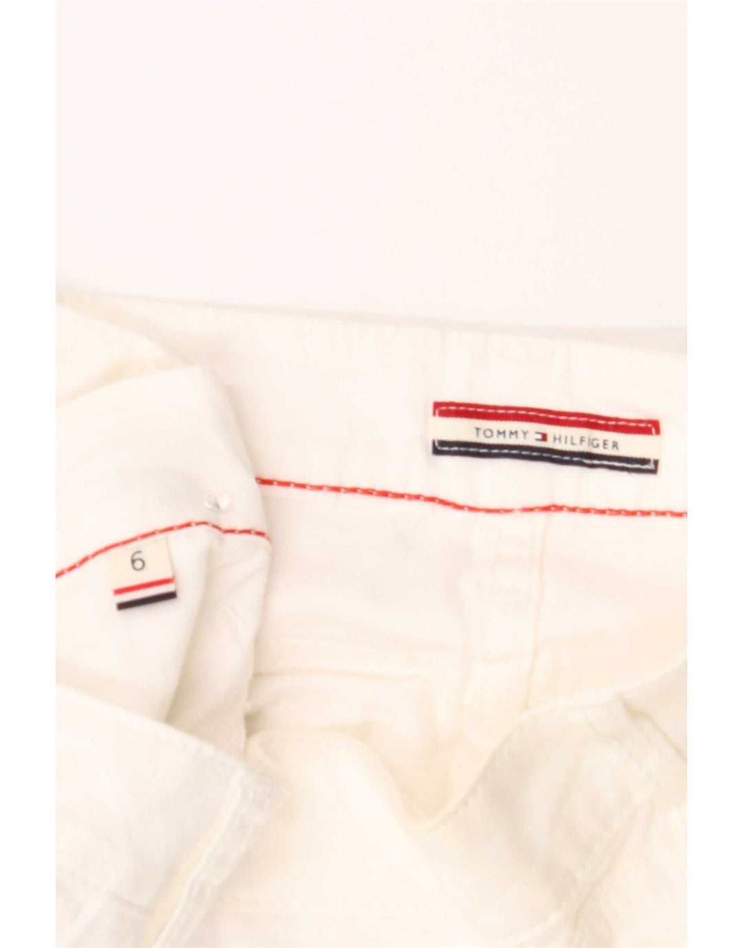 Tommy Hilfiger Ženske chino kratke hlače US 6 srednje W32 bijeli pamuk