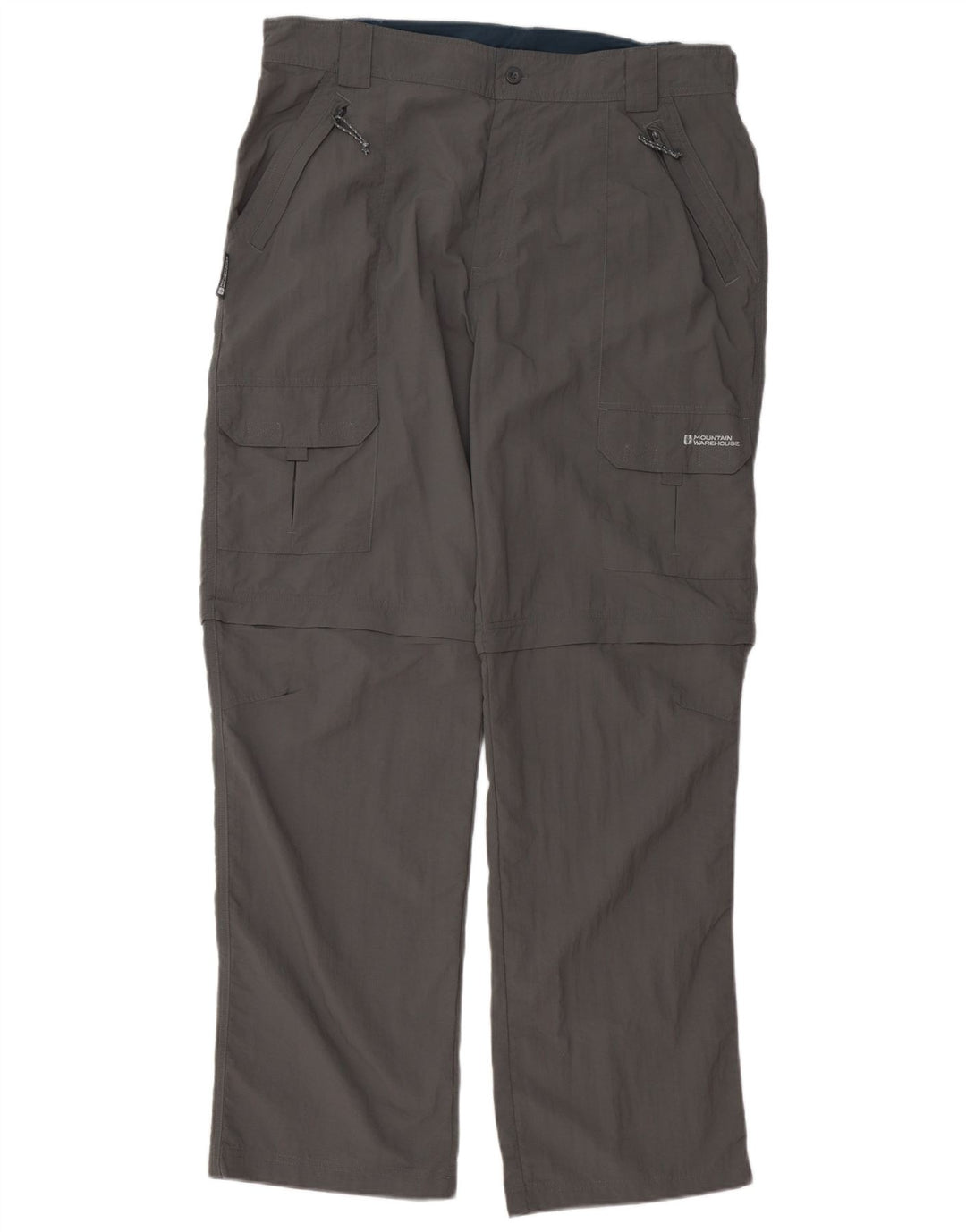 Mountain Warehouse muške ravne kargo hlače W38 L34 sivi najlon