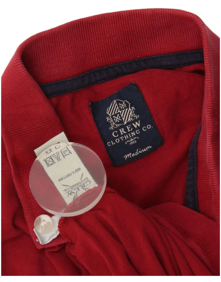 Crew Clothing Muška polo majica srednje crvene pamučne boje