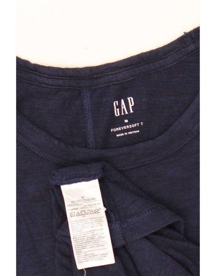 Gap Ženska majica kratkih rukava UK 12 srednje tamnoplavi pamuk