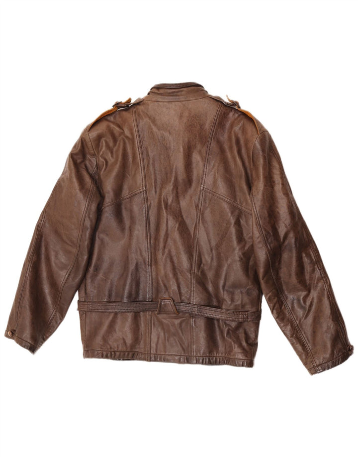 Jean Gabriel ženska vojna kožna jakna IT 48 XL smeđa