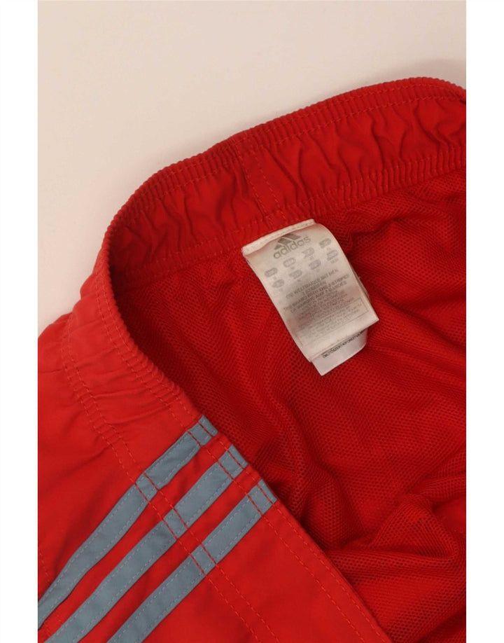 Adidas muške kupaće kratke hlače srednje crvene boje od poliestera