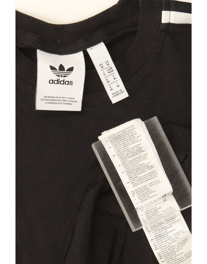 Adidas muška majica kratkih rukava Srednji crni pamuk