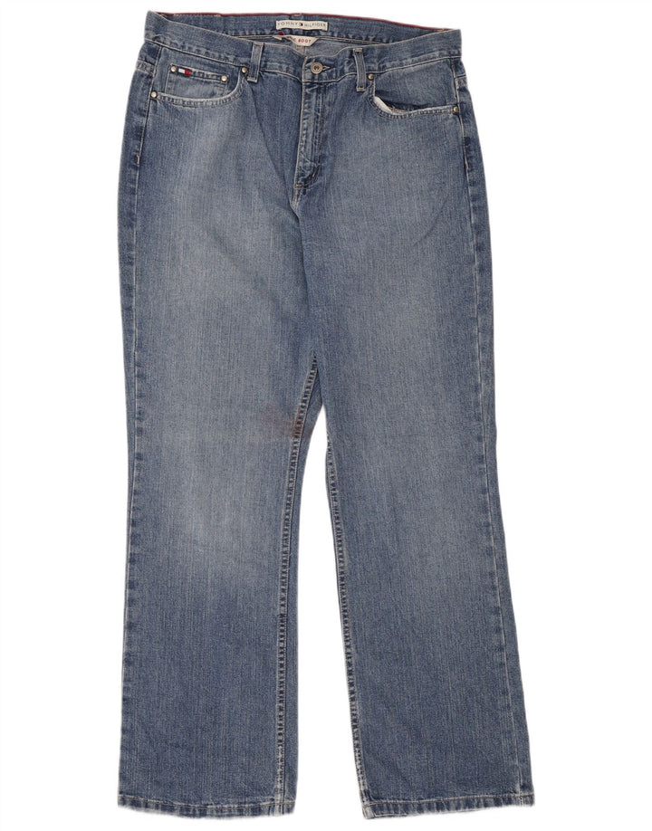 Ženske klasične bootcut traperice Tommy Hilfiger W36 L30 plavi pamuk