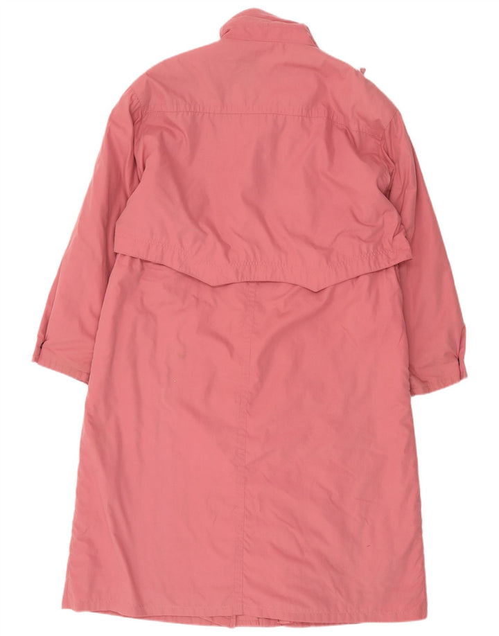 VINTAGE ženski preveliki baloner UK 16 veliki ružičasti poliester