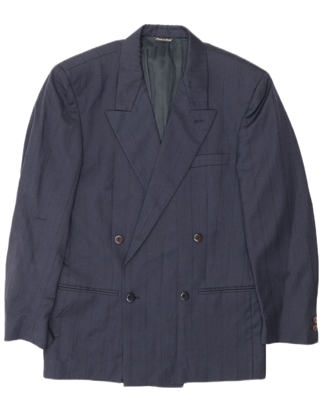 GIANNI VERSACE Muško dvodijelno odijelo UK 40 Large W30 L30 Mornarsko plava klasična