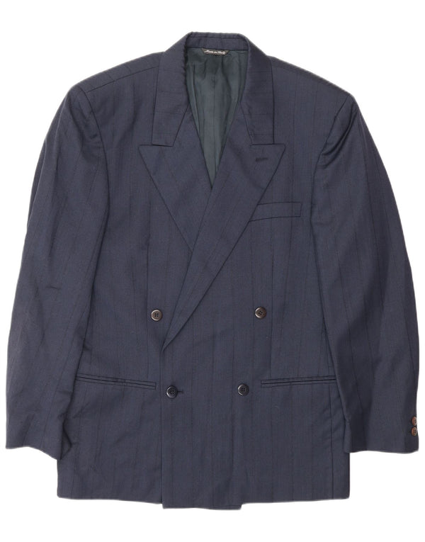 GIANNI VERSACE Muško dvodijelno odijelo UK 40 Large W30 L30 Mornarsko plava klasična