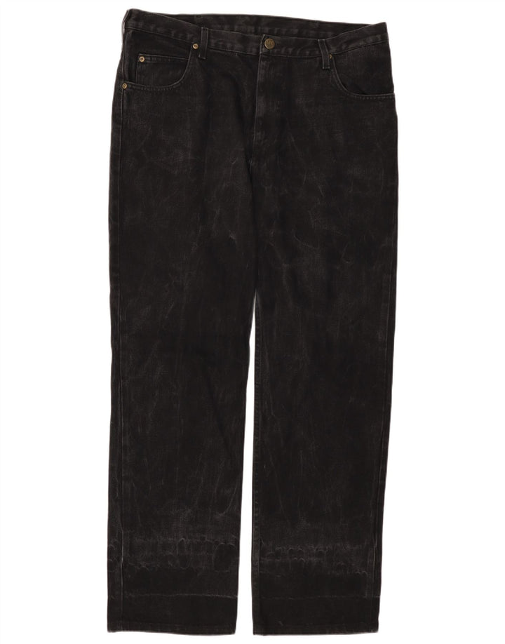 LEE muške Brooklyn udobne ravne traperice W38 L32 crni pamuk