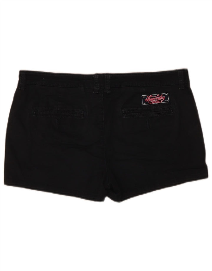 Superdry ženske vruće hlačice male W32 crni pamuk