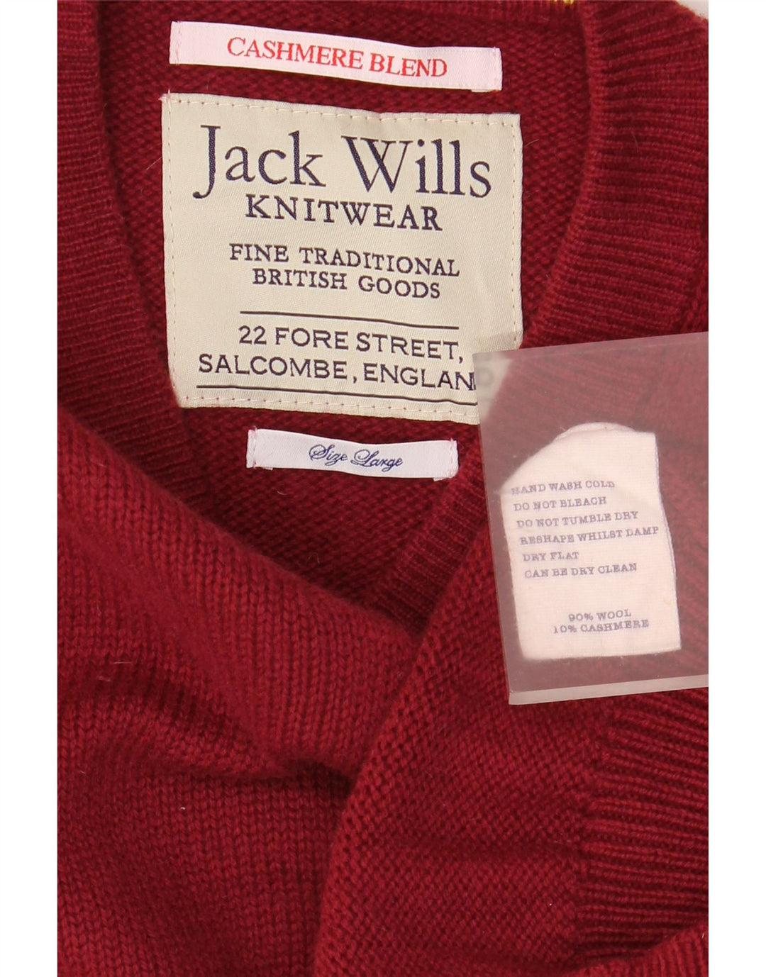 Jack Wills Muški prsluk bez rukava Velika kestenjasta vuna