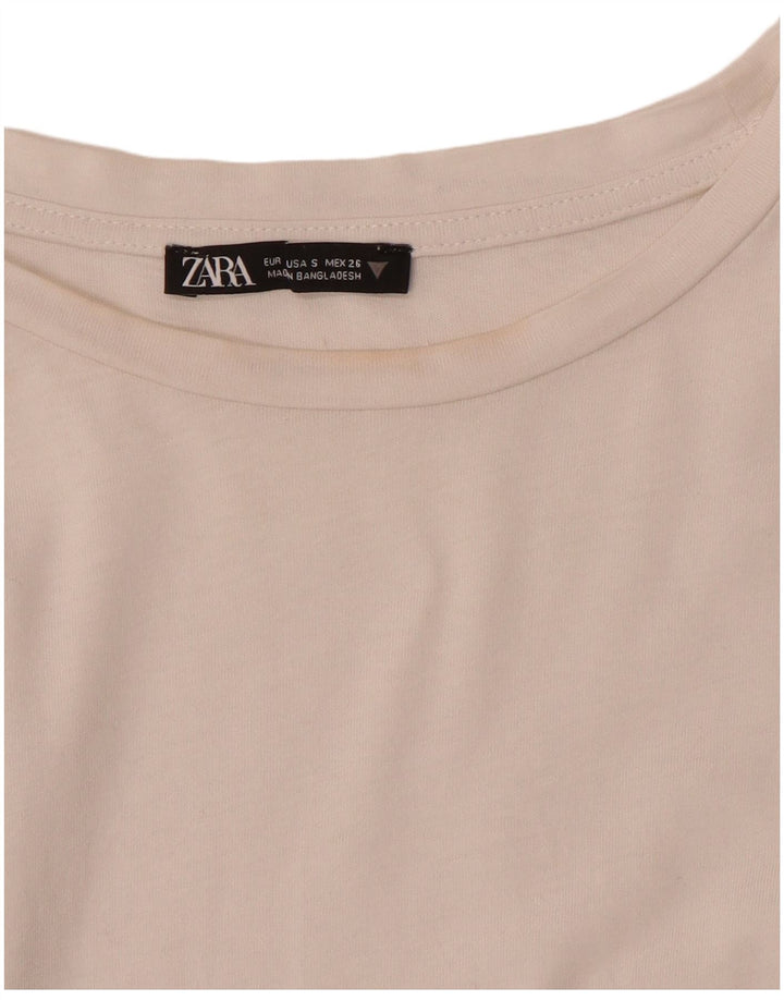 Zara ženska majica kratkih rukava UK 10 Small White