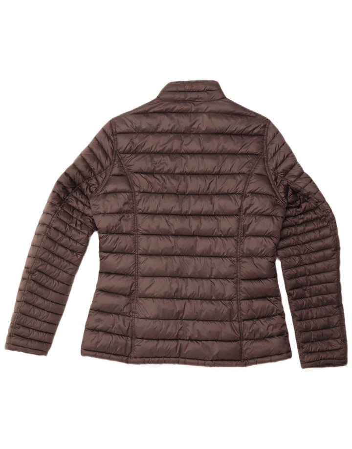 Barbour ženska zimska podstavljena jakna od tartana UK 14 velika siva zimska