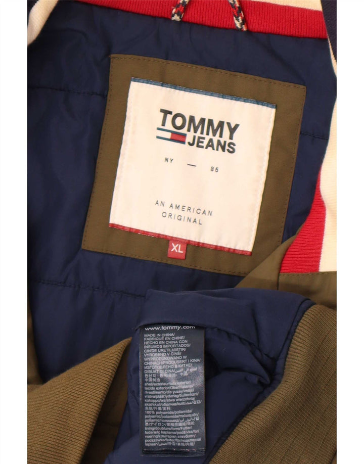 Tommy Hilfiger muška bomber jakna UK 42 XL kaki poliamid