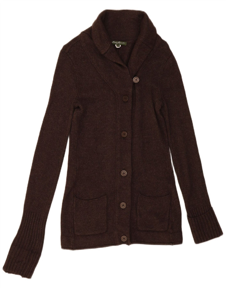 Ženski džemper Eddie Bauer UK 12 srednje smeđa angora