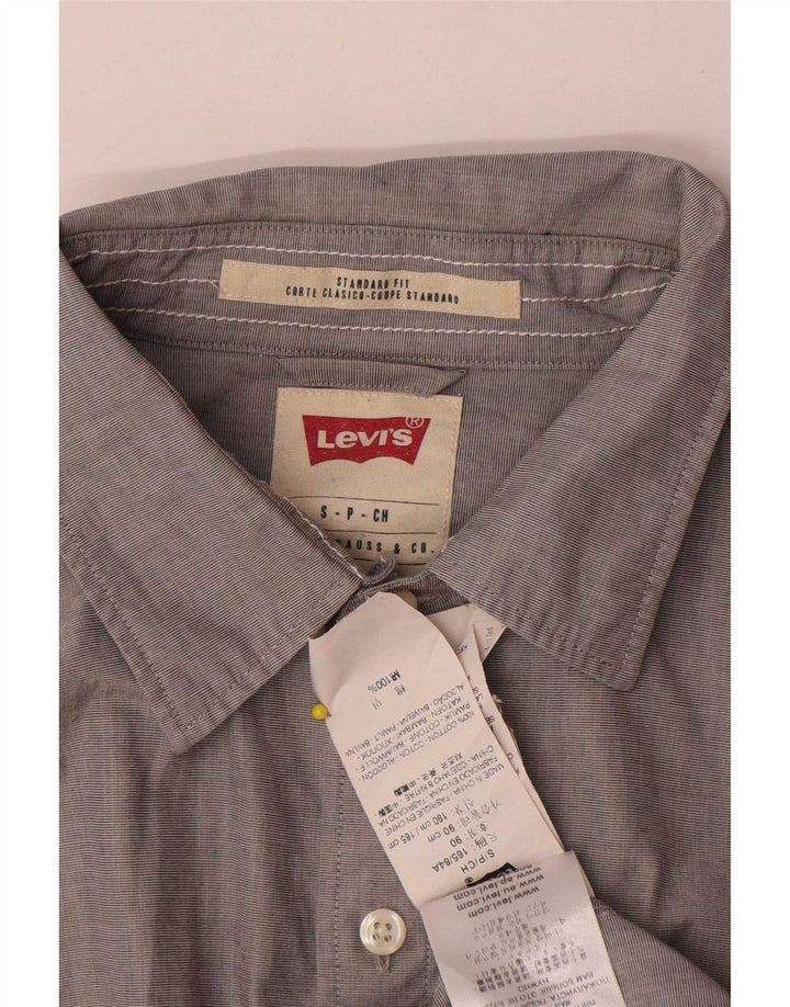 Levi's muška standardna košulja malenog sivog pamuka