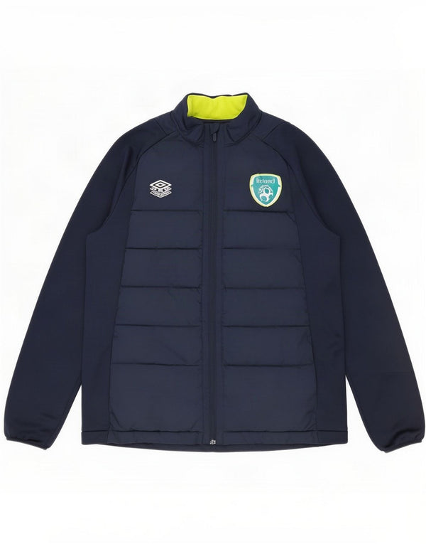 Umbro Mens Ireland Padded Jacket UK 44 2XL tamnoplavi poliester