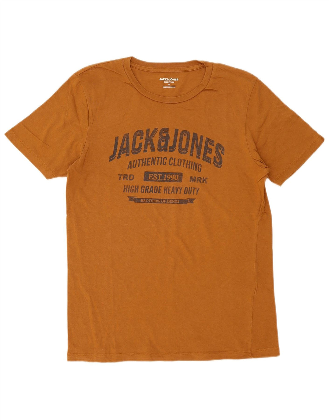 Jack & Jones muška majica kratkih rukava srednje smeđe boje