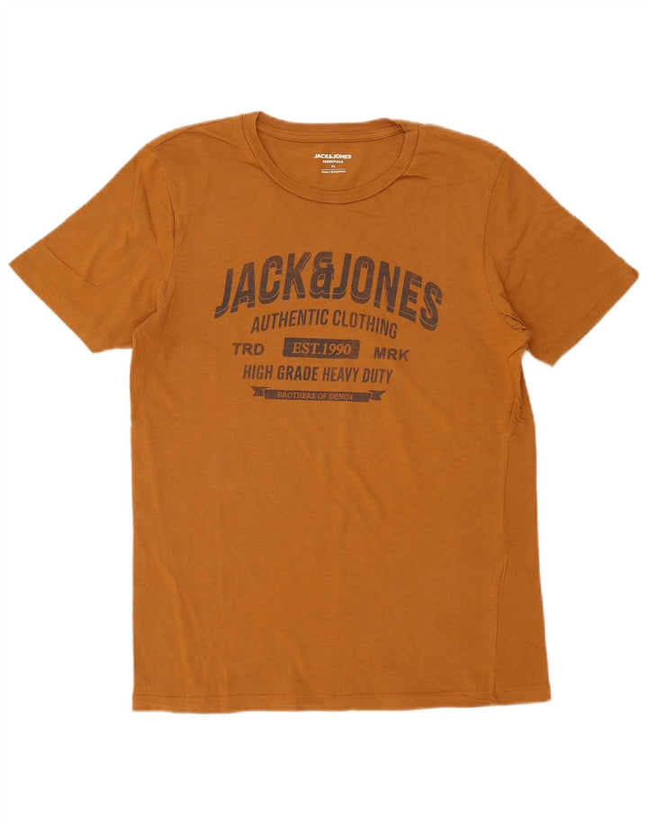 Jack & Jones muška majica kratkih rukava srednje smeđe boje