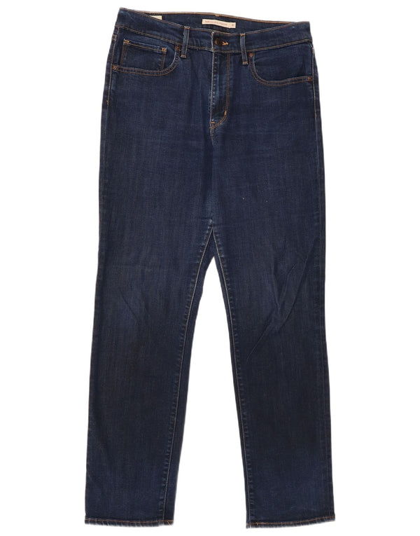 Levi's ženske ravne traperice visokog struka 724 W31 L30 tamnoplavi liocel