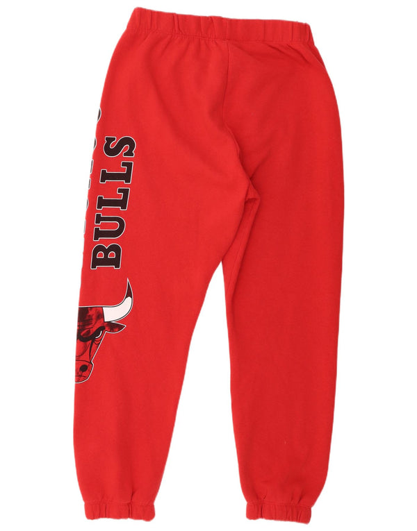 NBA Boys Chicago Bulls Trenirka Hlače Joggers 13-14 Years XL Crvena