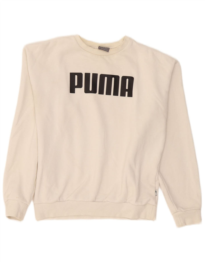 Puma ženska majica s velikim motivom UK 8 Mali bijeli pamuk