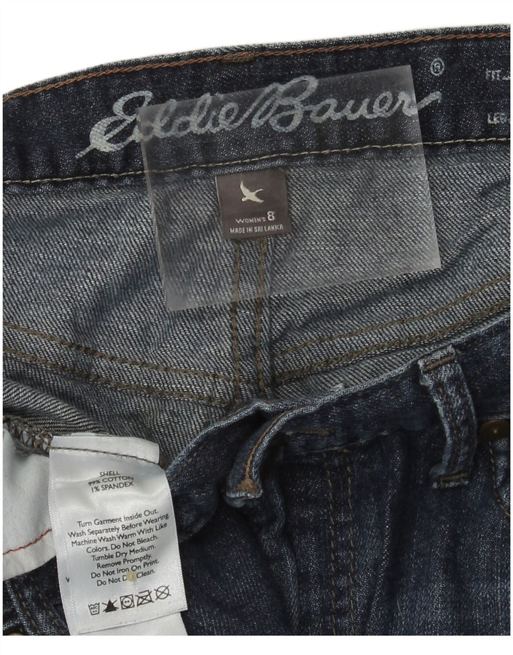 EDDIE BAUER Ženske Boyfriend uske traperice US 8 srednje W32 L30 tamnoplave