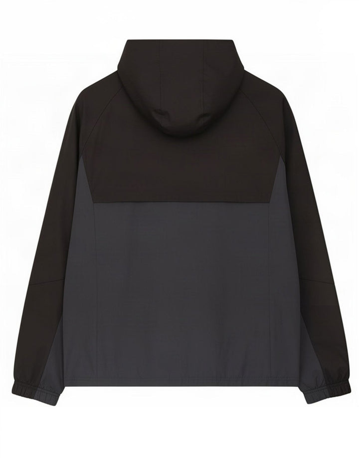 Adidas muška kišna jakna s kapuljačom UK 40 Large Black Colourblock Poliester
