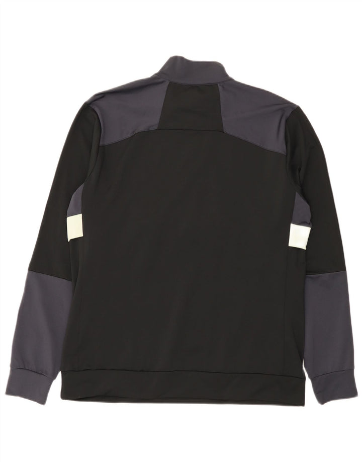 Lyle & Scott muška majica s izrezom s patentnim zatvaračem, velika crna boja
