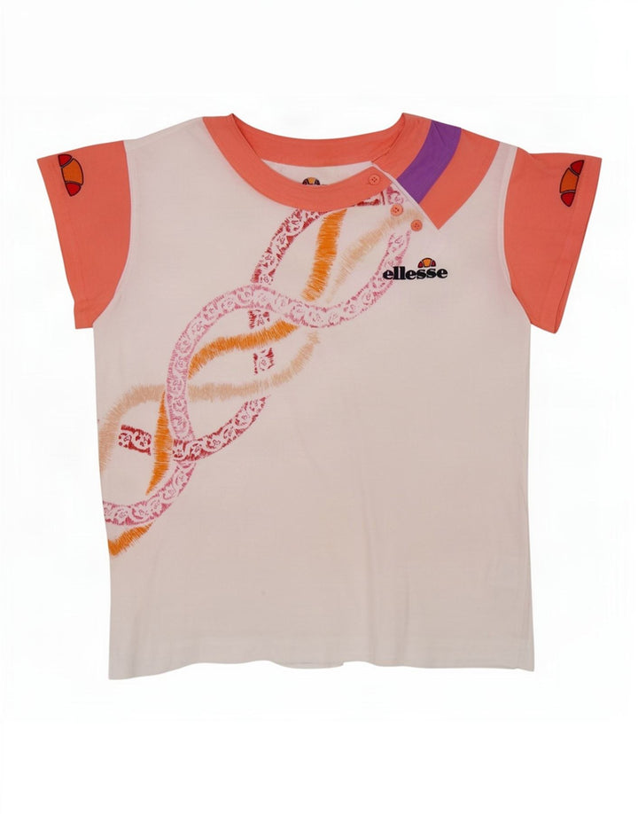 Ellesse Ženska majica kratkih rukava IT 44 srednje bijele boje, pamuk