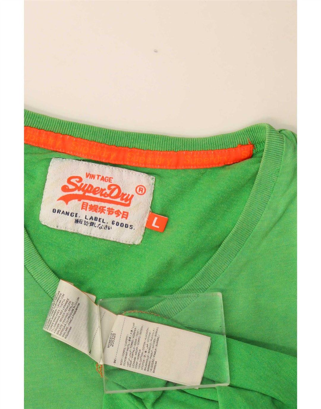 Superdry muška majica kratkih rukava Veliki zeleni pamuk