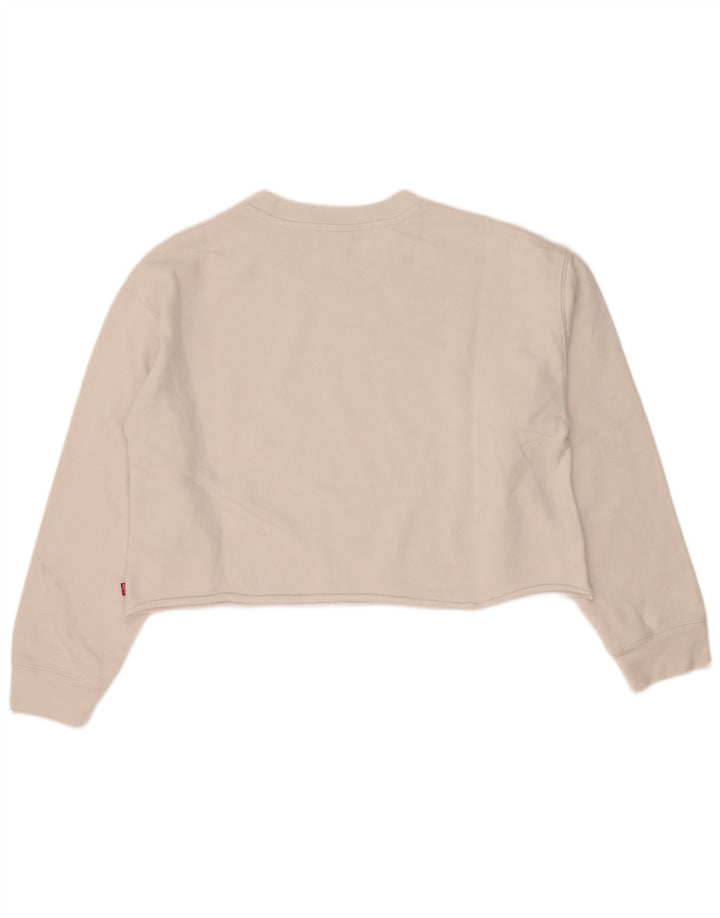 Levi's ženska majica s prekoračenim motivom, UK 10 Small White