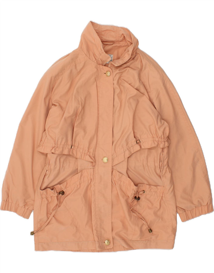 VINTAGE Womens Overcoat UK 16 Large Beige Polyester Vintage Vintage and Second-Hand Vintage from Messina Hembry 