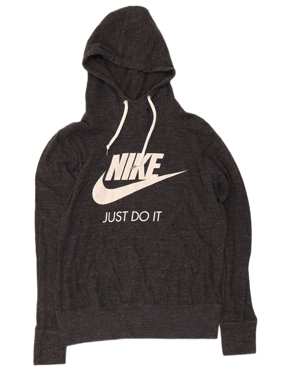 Ženska majica s kapuljačom Nike Graphic UK 16 Large Grey Flected Polyester