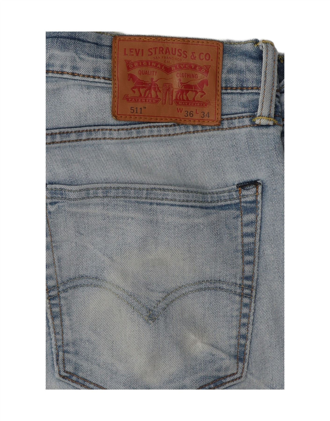 LEVI'S Mens 511 Slim Jeans W36 L34 Blue Vintage Levi's and Second-Hand Levi's from Messina Hembry 