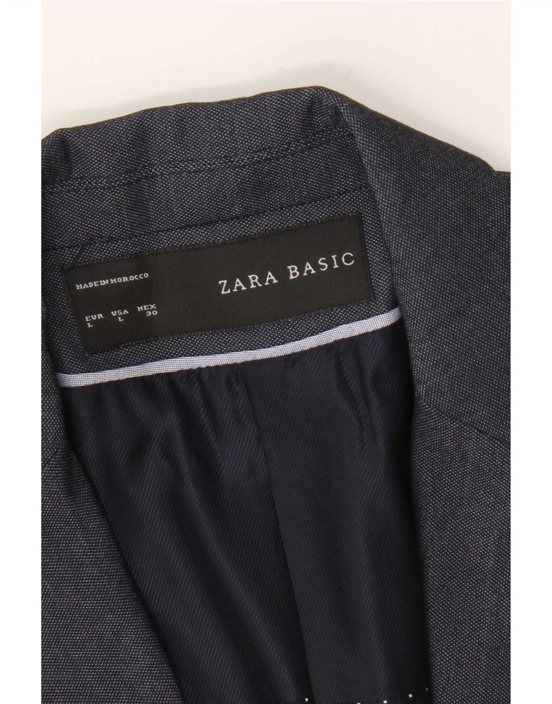 Zara ženski sako sa 1 gumbom UK 14 Veliki tamnoplavi