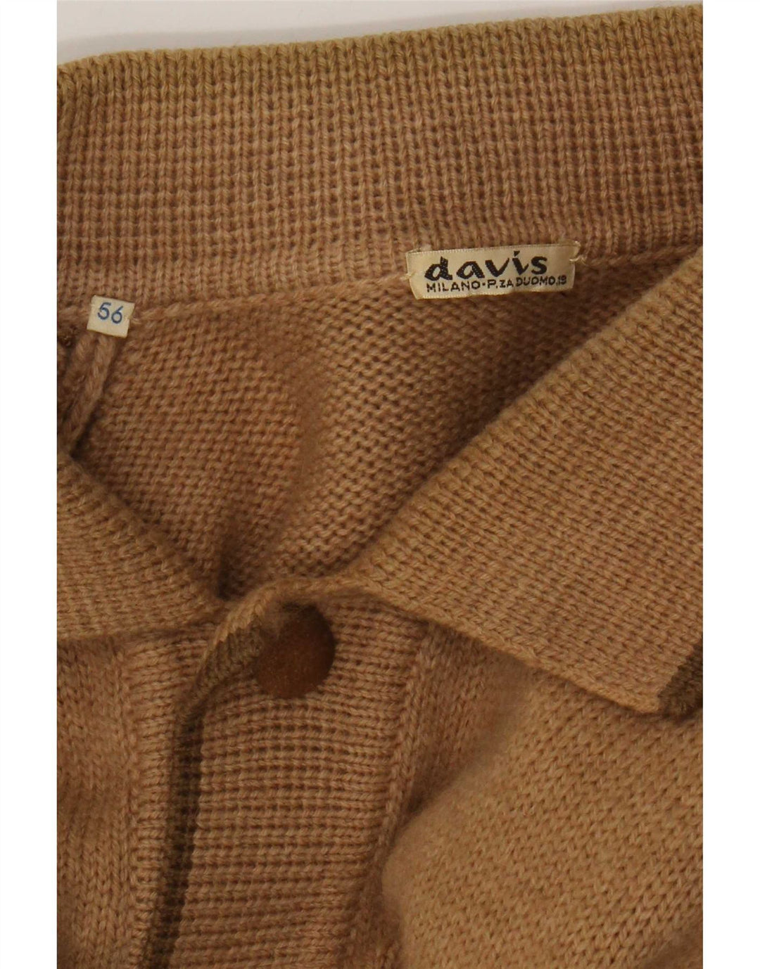 Vintage muški kardigan džemper IT 56 XL smeđi