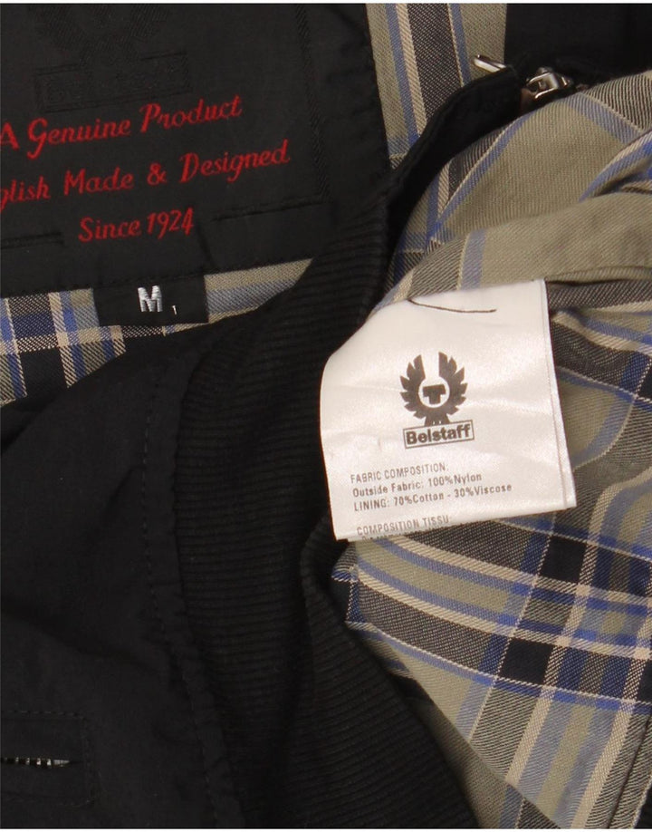 Belstaff ženska bomber jakna UK 14 Srednji crni najlon