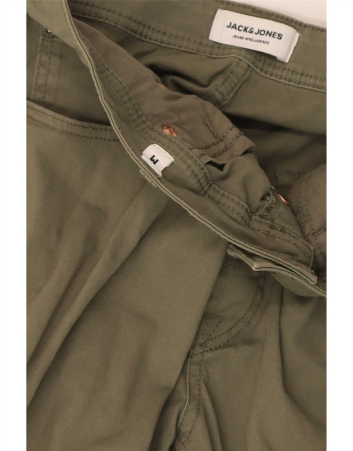 Jack & Jones muške ležerne kratke hlače srednje veličine W34 kaki pamuk