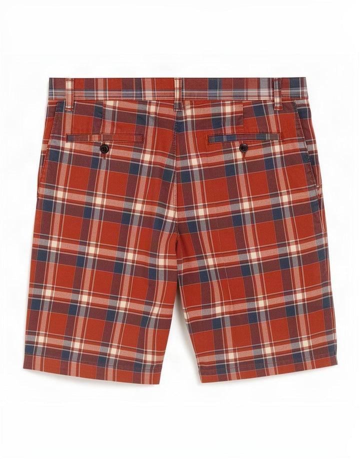 Dockers muške chino kratke hlače W34 veliki crveni karirani pamuk