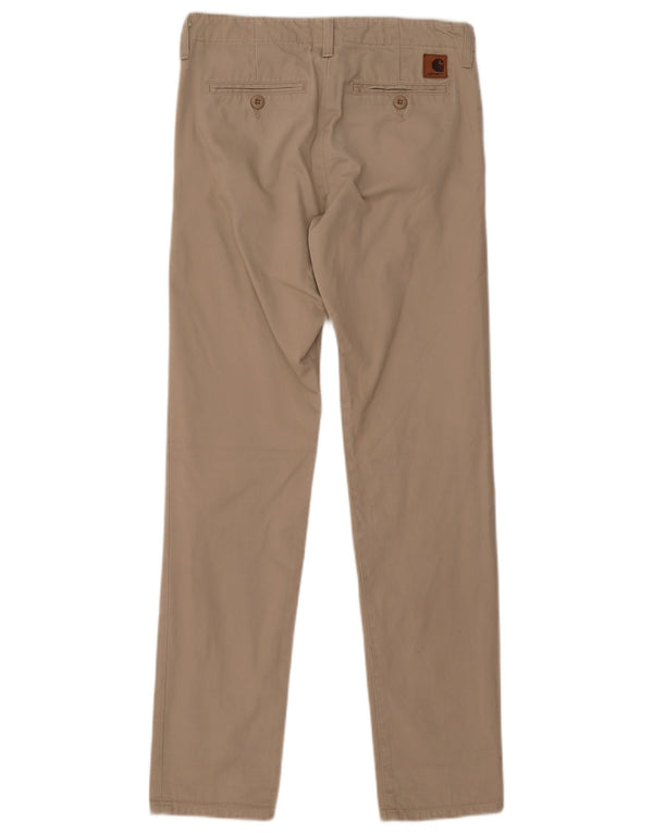 Carhartt ženske uske chino hlače W28 L32 bež pamuk
