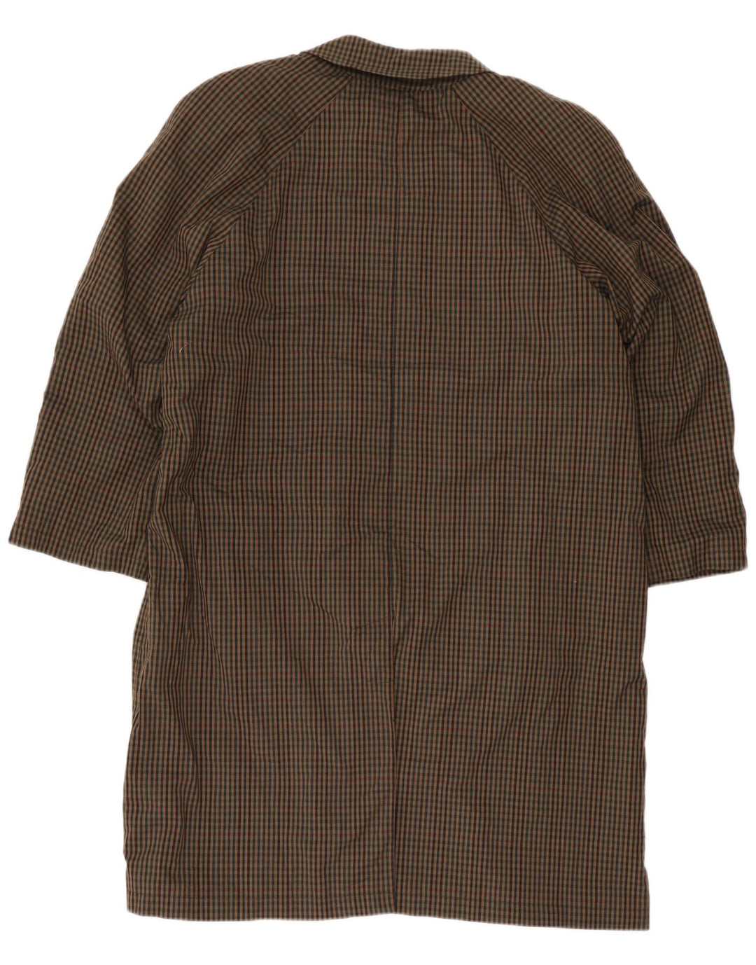 Vintage ženski kaput UK 18 XL smeđi gingham