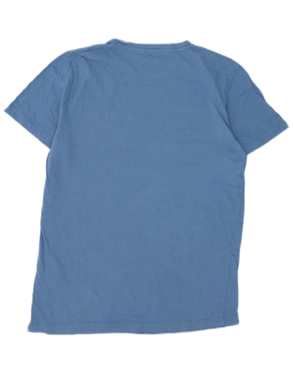 Jack & Jones muška grafička majica srednje plavi pamuk