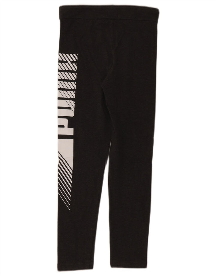 Puma tajice za djevojčice Graphic 9-10 Years Gray