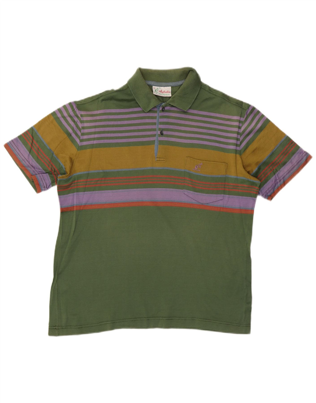 AUSTRALIAN L'ALPINA muška polo majica IT 48 srednje zelene pruge