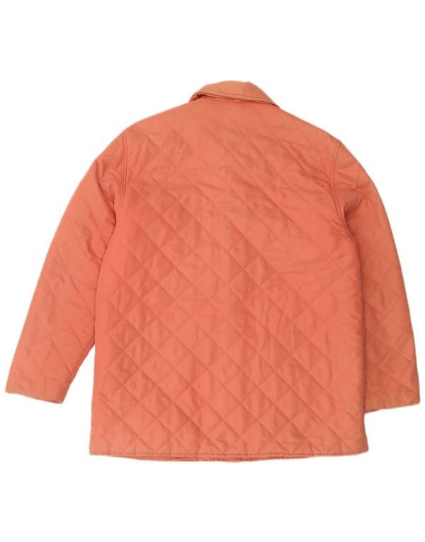 ORVIS ženska prošivena jakna UK 16 veliki ružičasti poliester