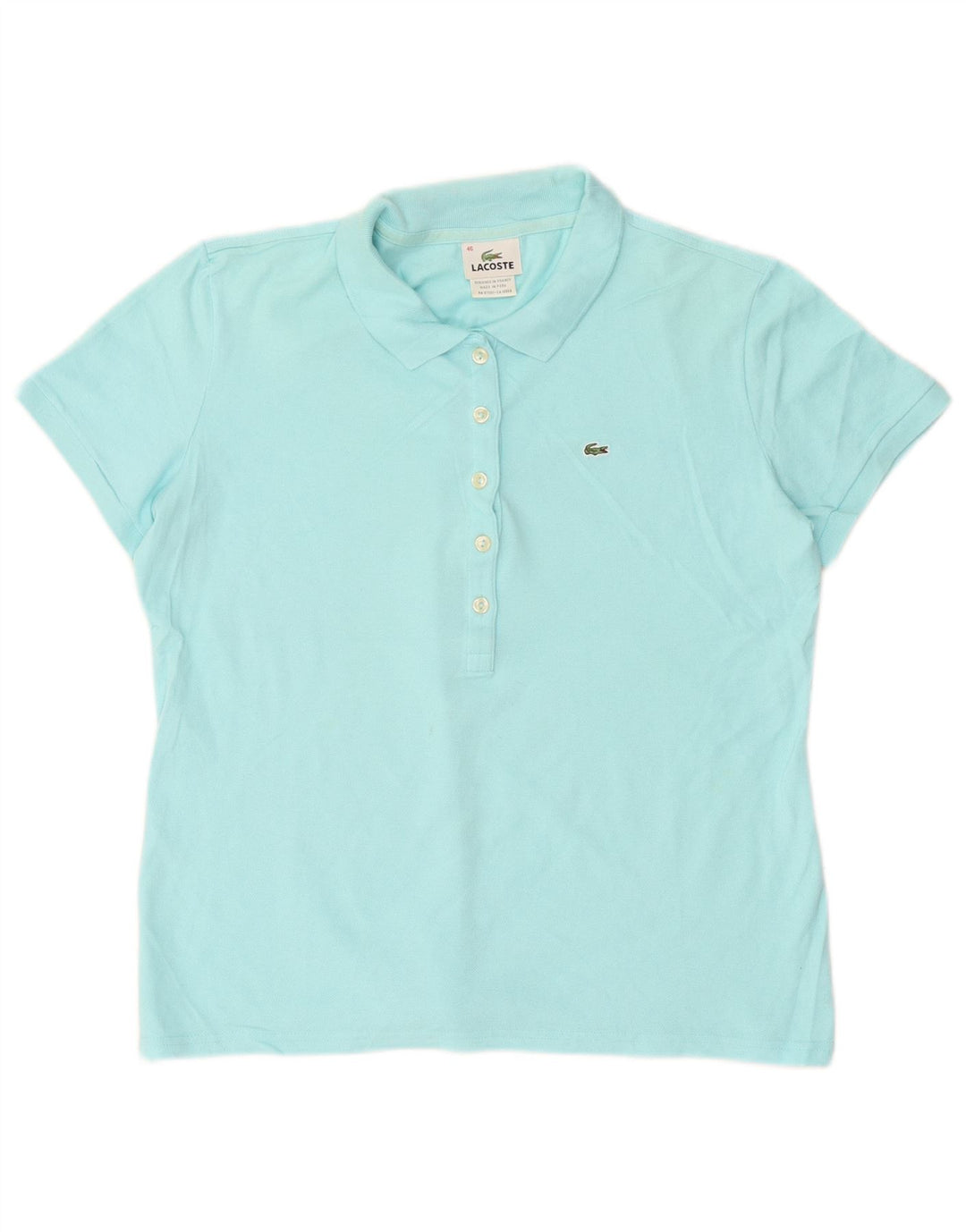 Lacoste ženska polo majica veličina 46 XL plavi pamuk