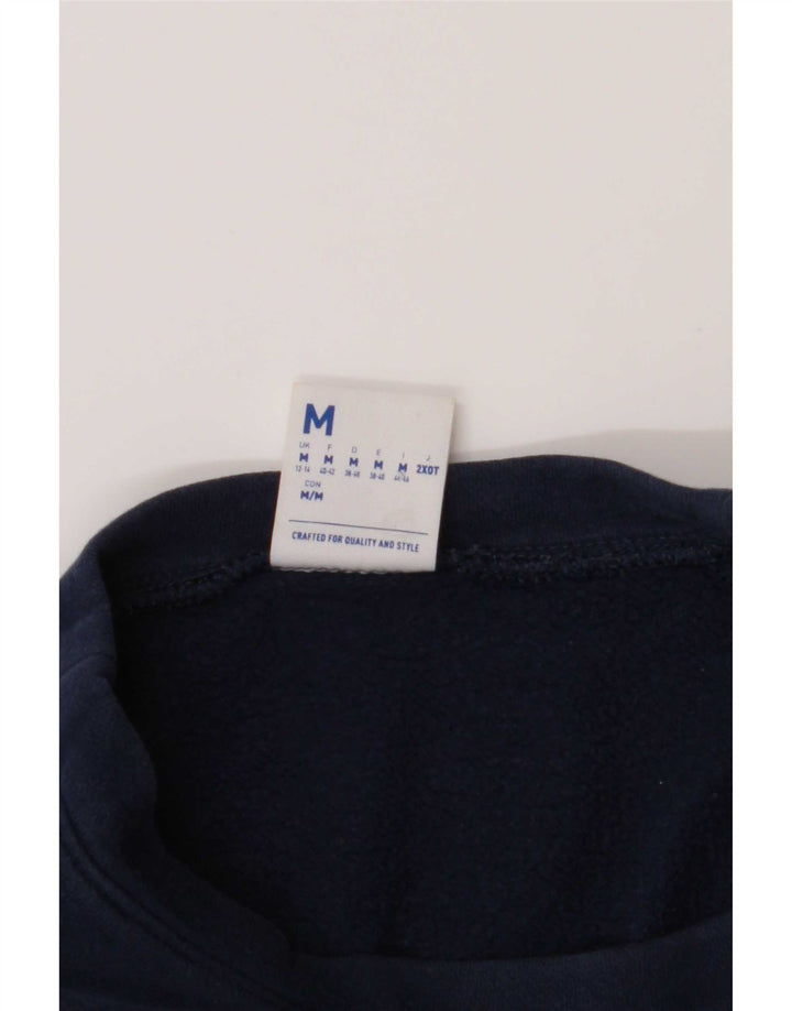 Reebok ženska majica s motivom prekomjerne majice UK 12/14 Srednje tamnoplava