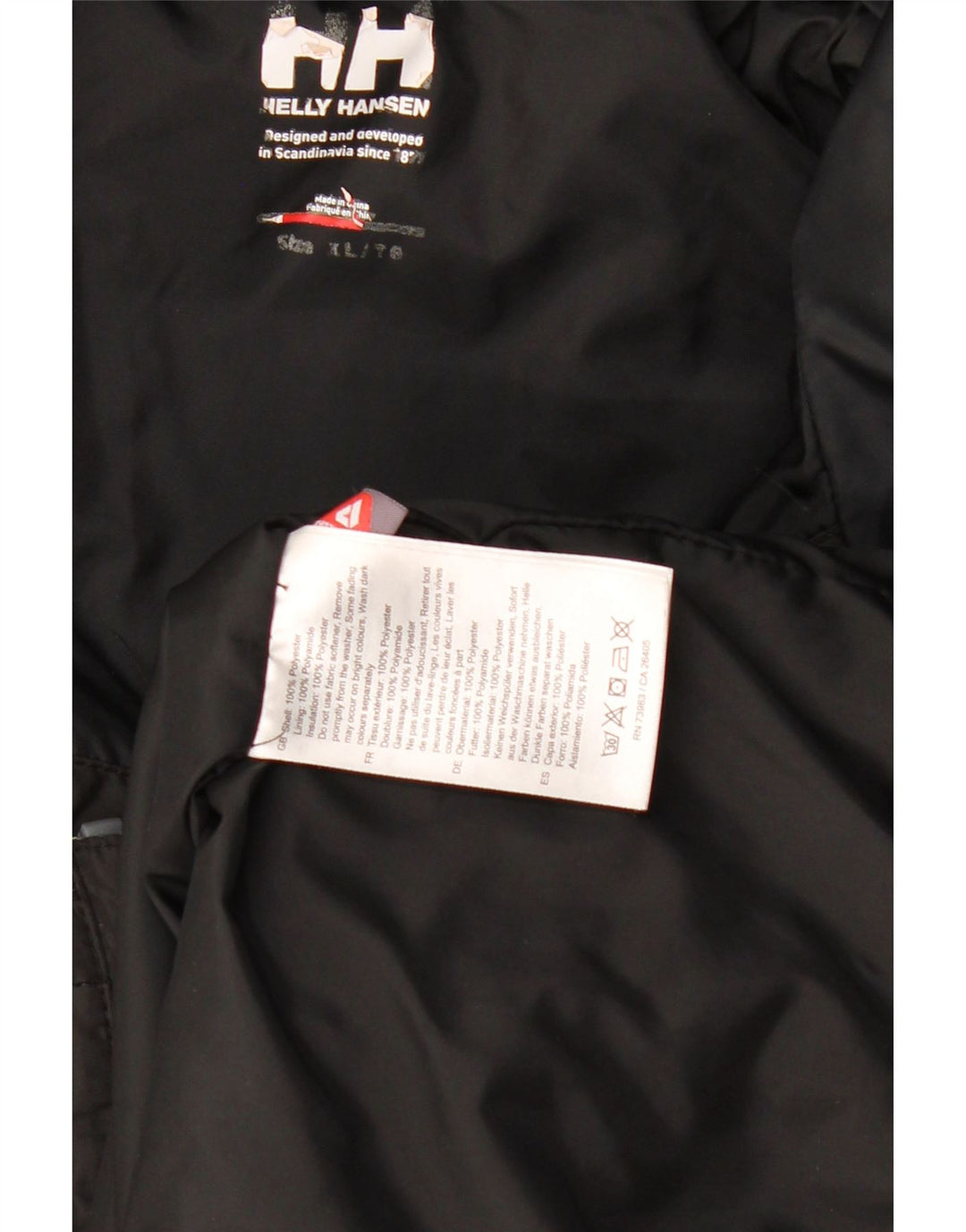 HELLY HANSEN muška bomber jakna UK 42 XL crni poliester