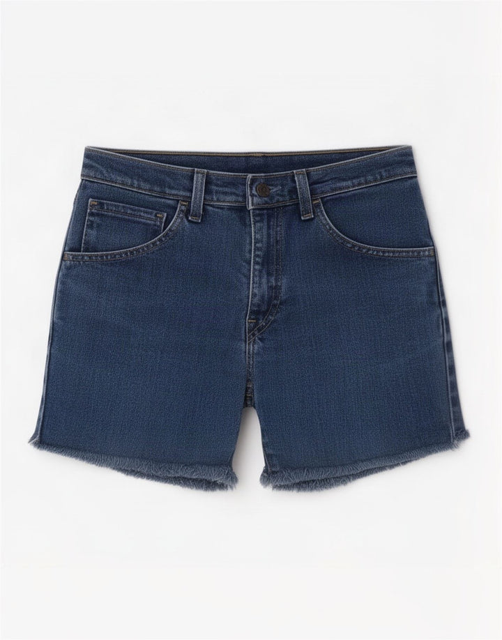 Levi's ženske traper kratke hlače W28 srednje plavi pamuk