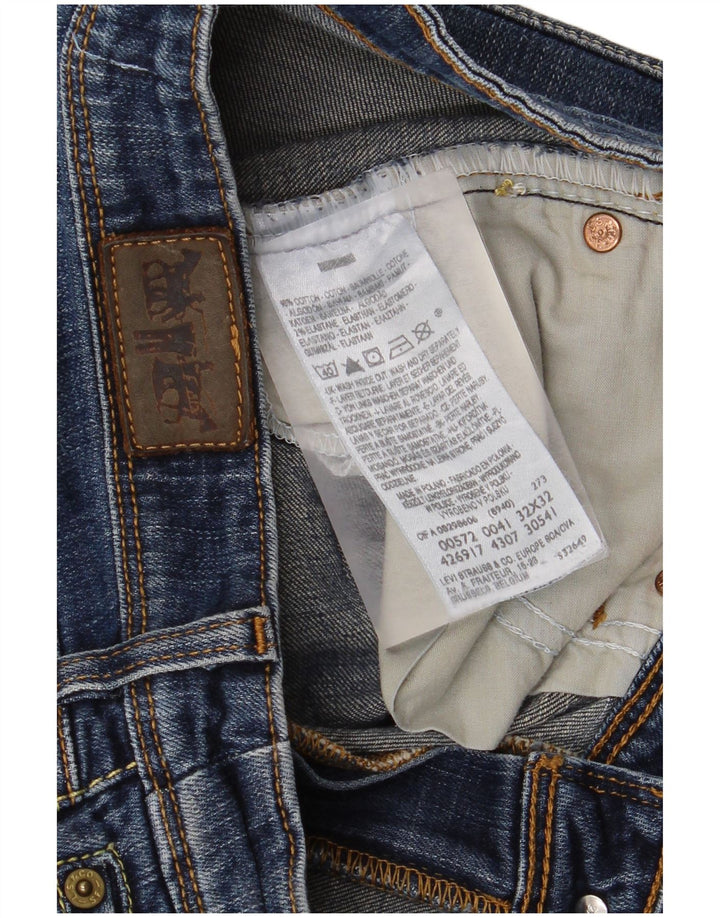 Levi's ženske 572 Bootcut traperice W32 L32 plavi pamuk